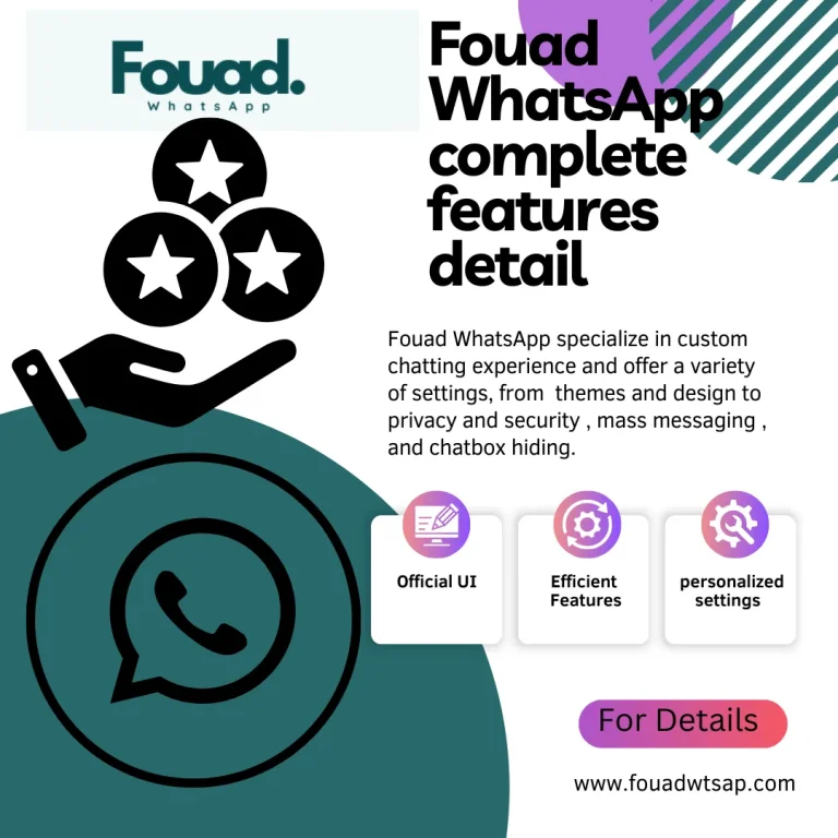 Complete Feature Of Fouad WhatsApp APK