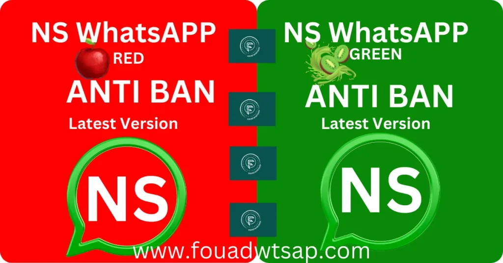 NS WhatsApp Red NS WhatsApp Green